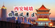 性感美女靠逼视频中国陕西-西安城墙旅游风景区